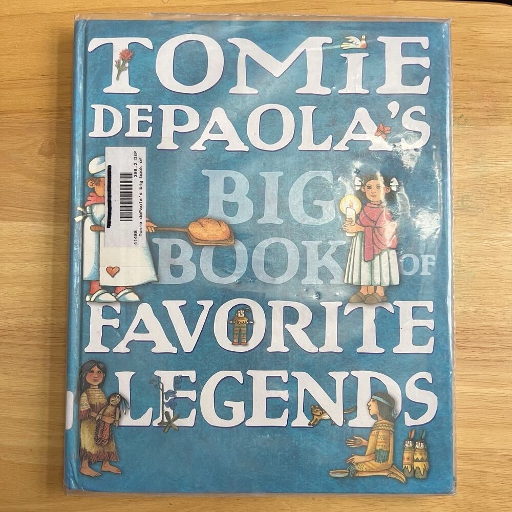 Tomie dePaolas Big Book of Favorite Legends Hardcover Childrens Story Book